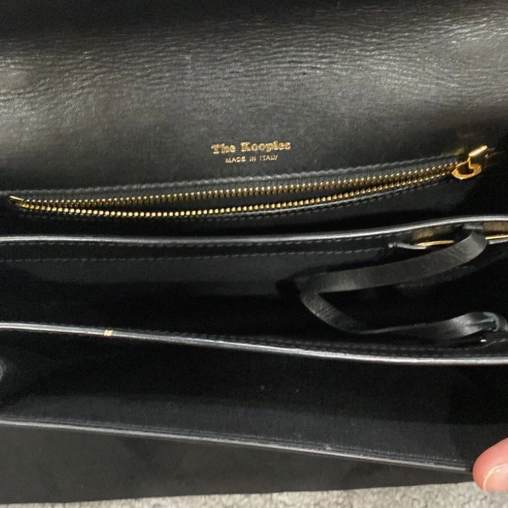 The Kooples medium black leather Emily Bag - Picture 15 of 17